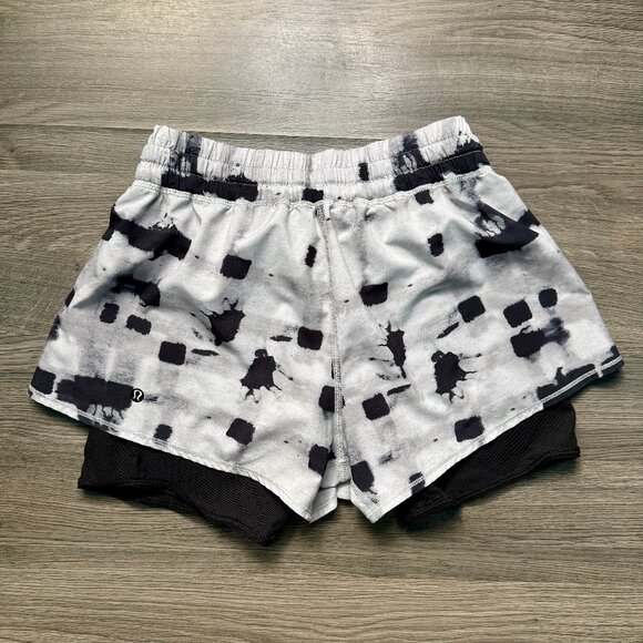 Lululemon Women's Hot To Street Shorts - White/Black - Picture 7 of 8